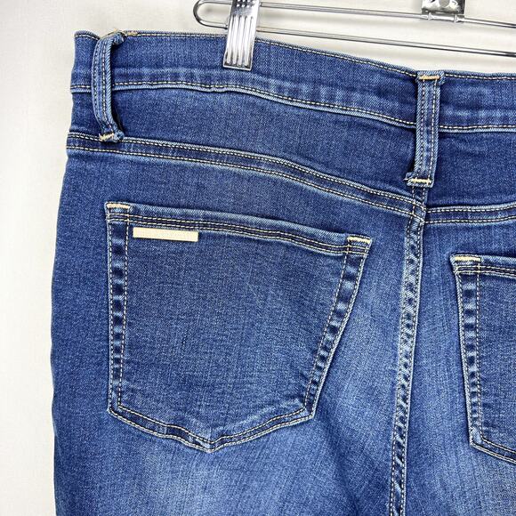 Rock & Republic Womens Berlin Dark Wash Mid Rise Skinny Jeans Plus Size 16 - Picture 10 of 15